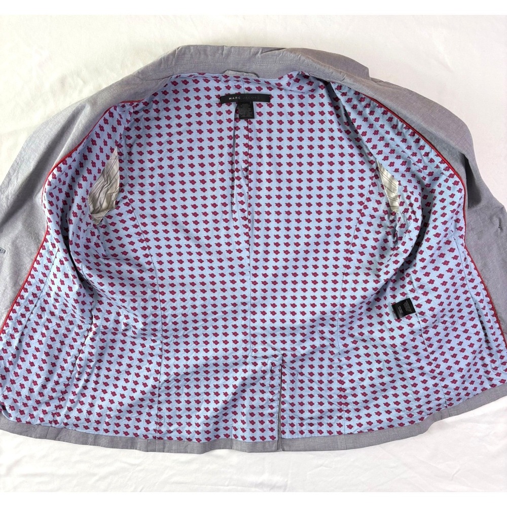 Marc Jacobs Blazer Women 12? Y2K‎ Single Button Twee Whimsical Academia Preppy - Picture 7 of 9